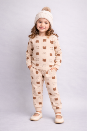 Kız Çocuk Pamuk Pijama Takımı