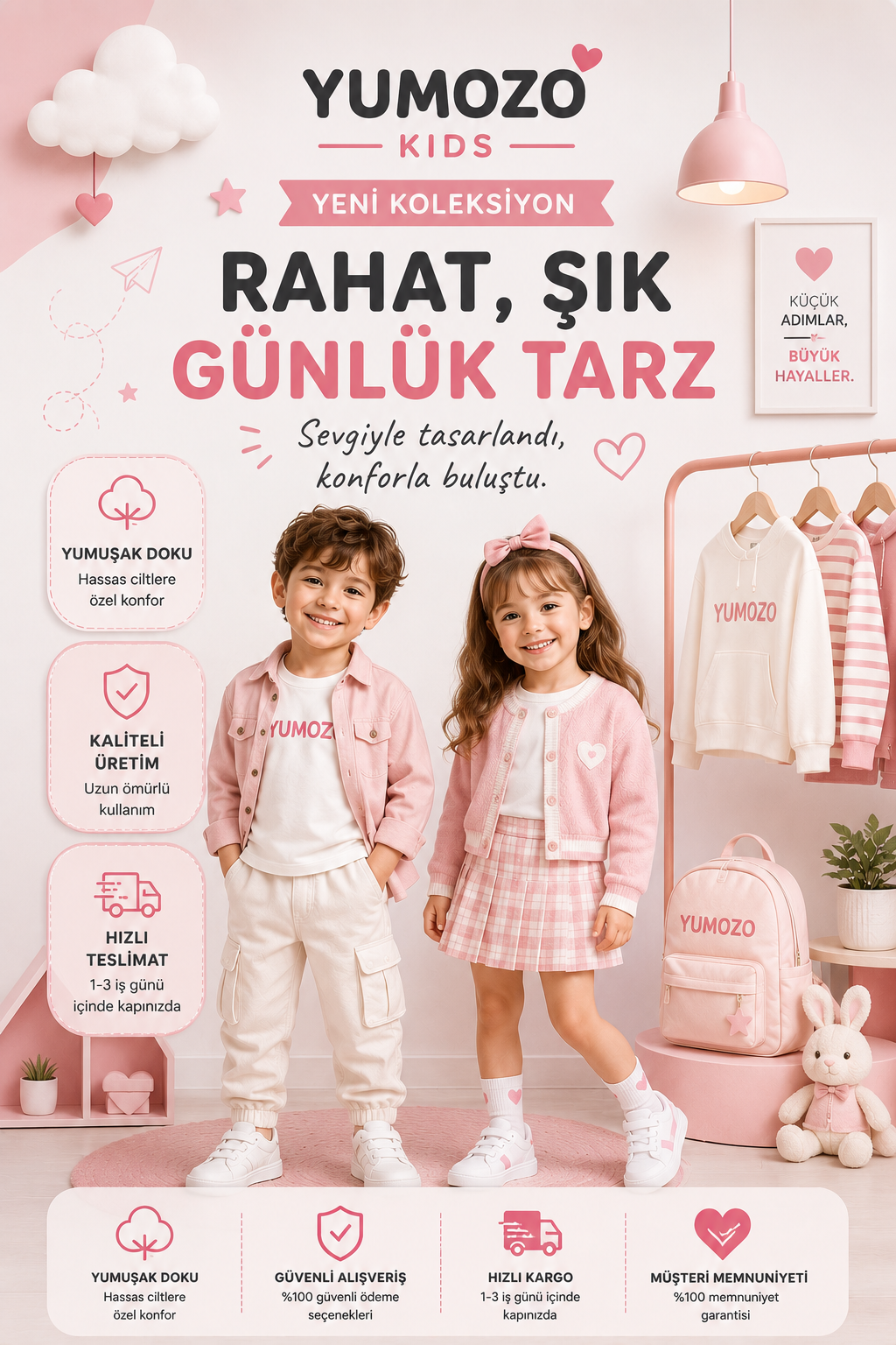 Yumozo Yeni Sezon Çocuk Kıyafet